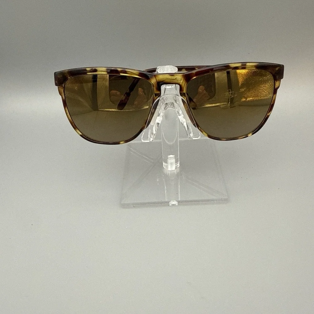 Vintage ZIARI Authentic Tortoise Nylon Sunglasses FRAMES -Green Lens-France-!
